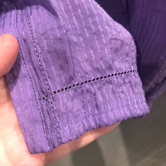 Women’s Coldwater Creek   Blouse Purple M - Picture 5 of 7